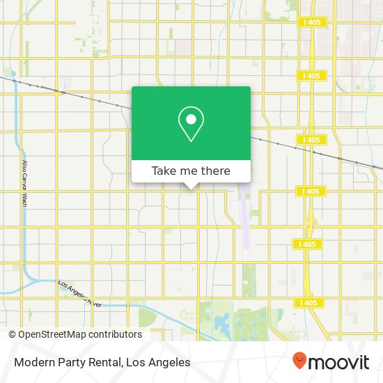 Modern Party Rental map