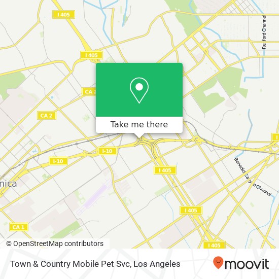 Town & Country Mobile Pet Svc map