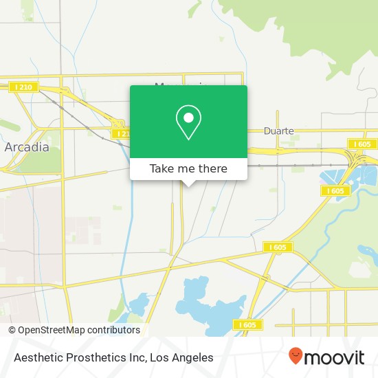 Aesthetic Prosthetics Inc map