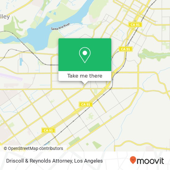 Driscoll & Reynolds Attorney map