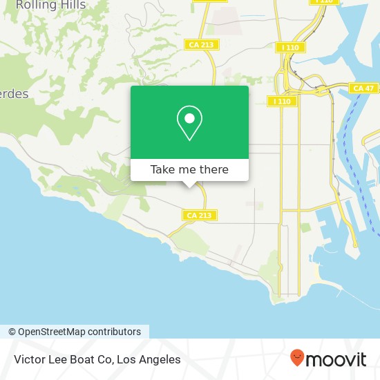 Victor Lee Boat Co map