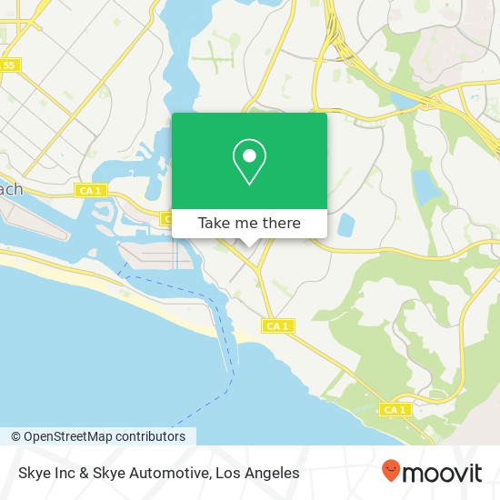 Skye Inc & Skye Automotive map
