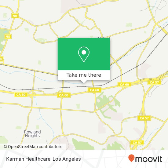 Karman Healthcare map