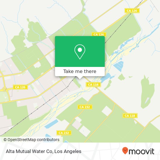 Alta Mutual Water Co map