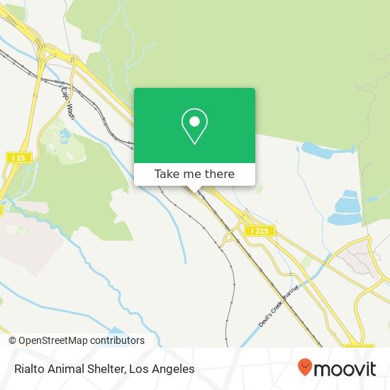Rialto Animal Shelter map