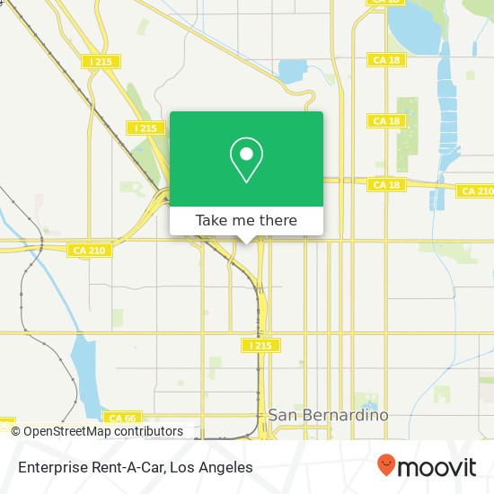 Enterprise Rent-A-Car map