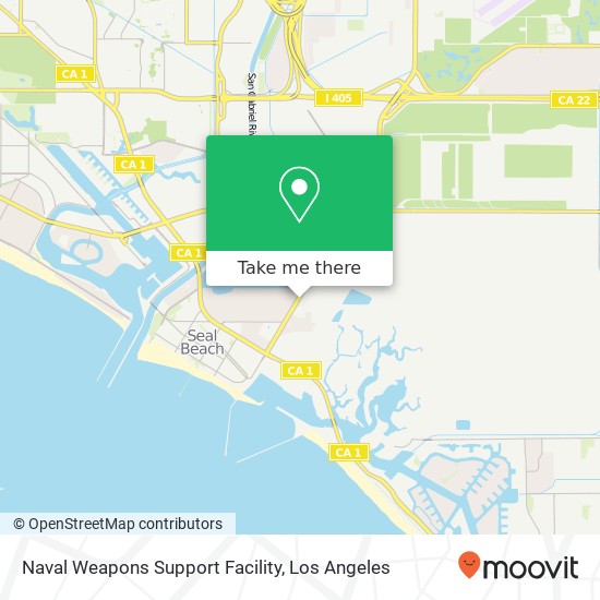 Mapa de Naval Weapons Support Facility