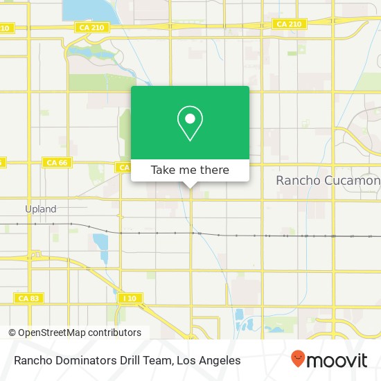 Rancho Dominators Drill Team map