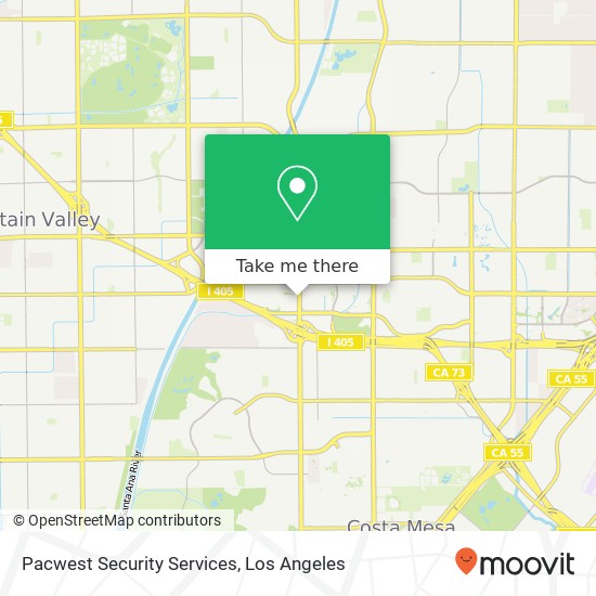 Pacwest Security Services map