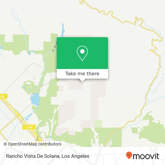 Rancho Vista De Solana map
