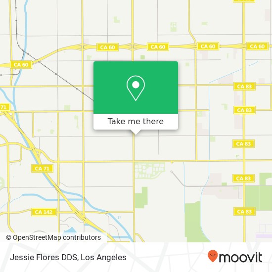 Jessie Flores DDS map