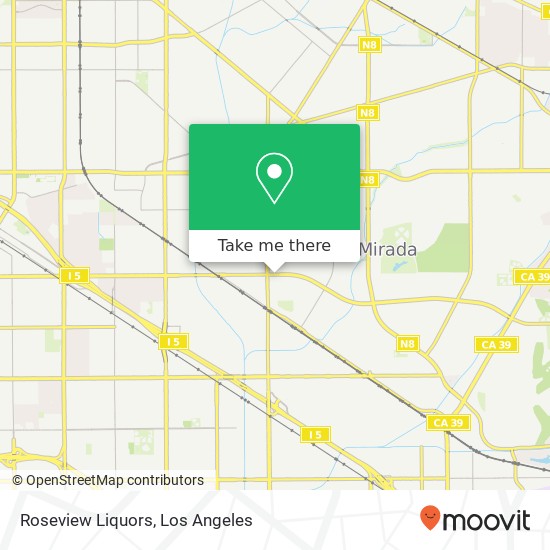 Roseview Liquors map