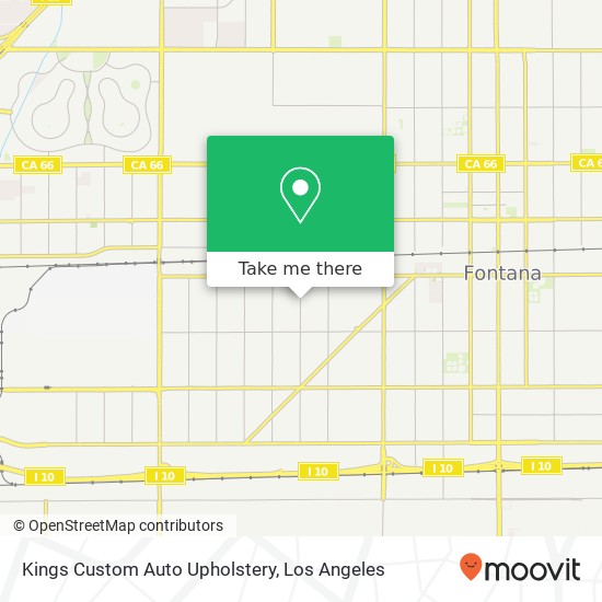 Kings Custom Auto Upholstery map