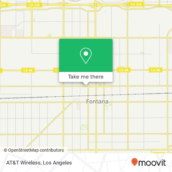 Mapa de AT&T Wireless