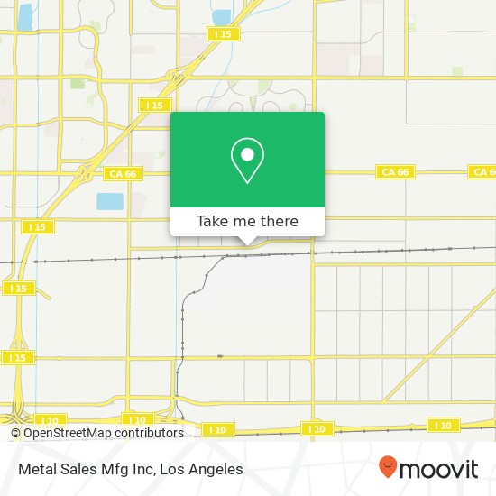 Mapa de Metal Sales Mfg Inc