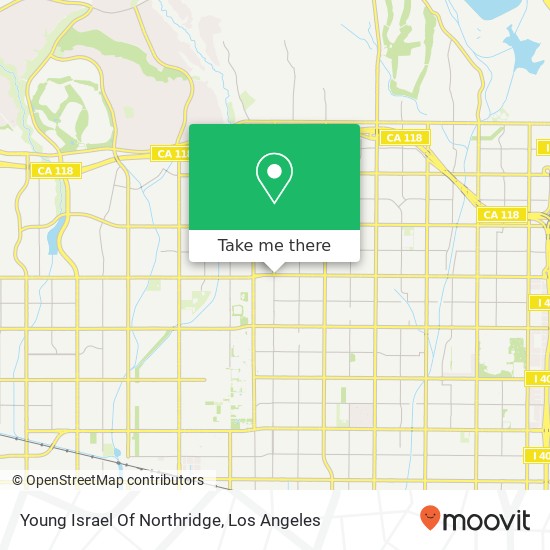 Young Israel Of Northridge map