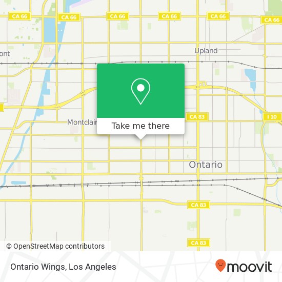 Mapa de Ontario Wings