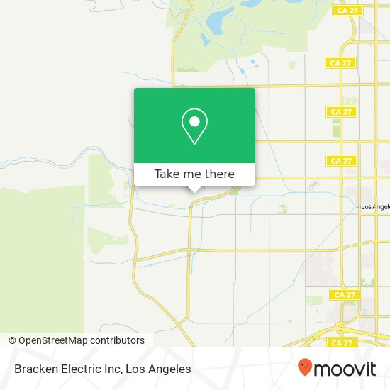 Bracken Electric Inc map