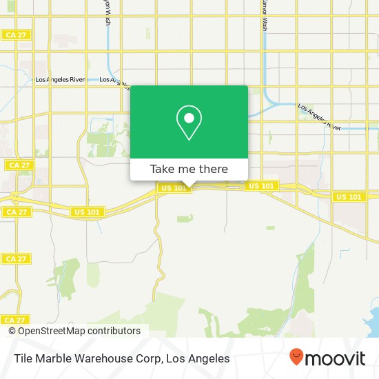 Mapa de Tile Marble Warehouse Corp