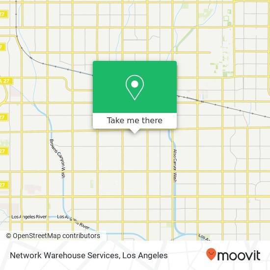 Network Warehouse Services map