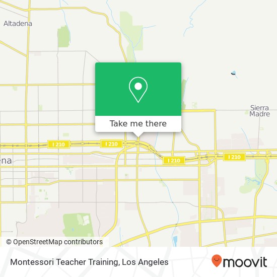 Montessori Teacher Training map