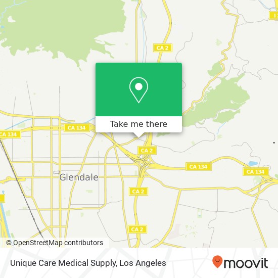 Mapa de Unique Care Medical Supply