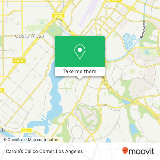 Carole's Calico Corner map