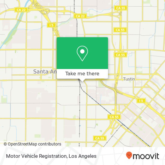 Motor Vehicle Registration map