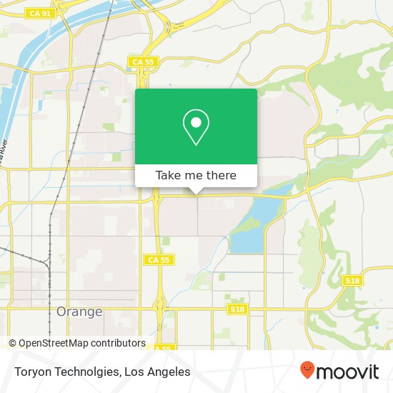 Toryon Technolgies map