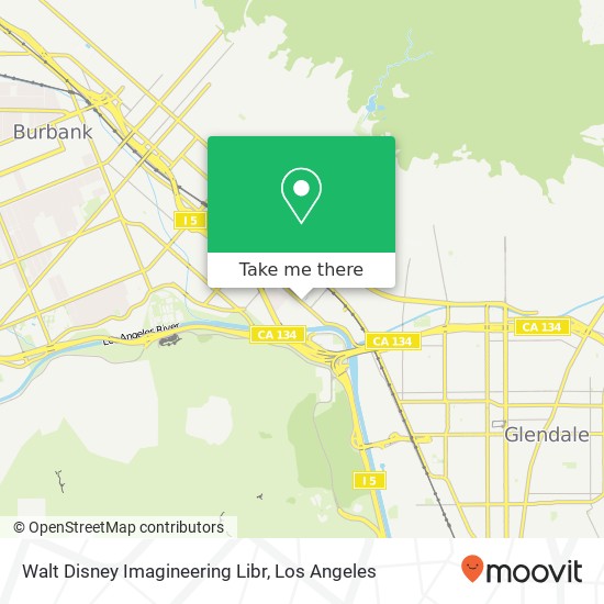 Walt Disney Imagineering Libr map