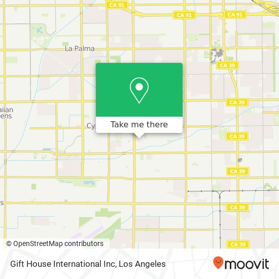 Mapa de Gift House International Inc