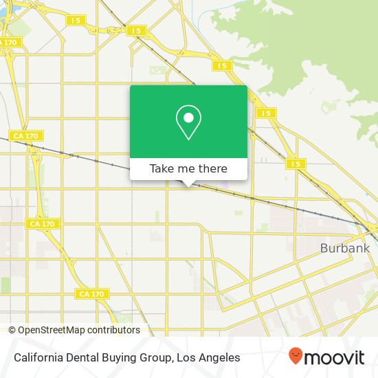California Dental Buying Group map