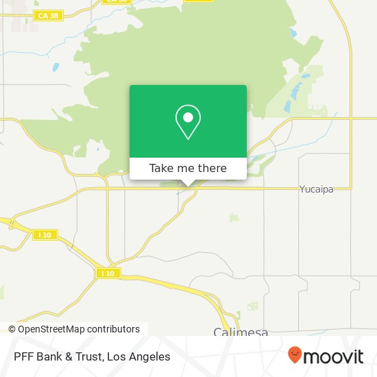 Mapa de PFF Bank & Trust