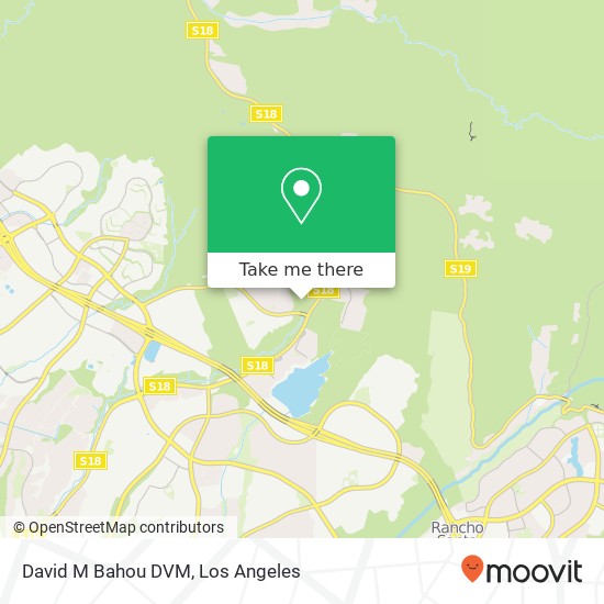 Mapa de David M Bahou DVM