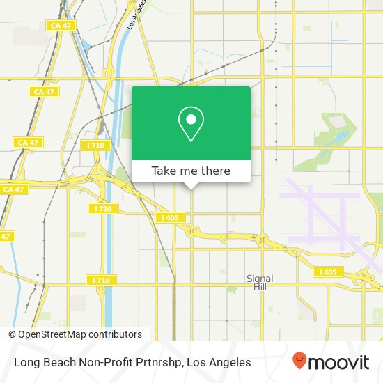 Long Beach Non-Profit Prtnrshp map