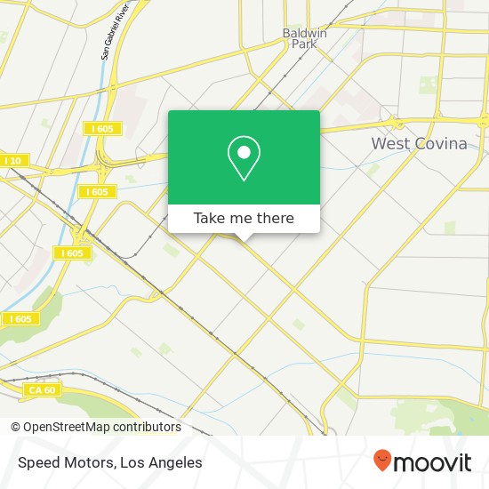 Speed Motors map