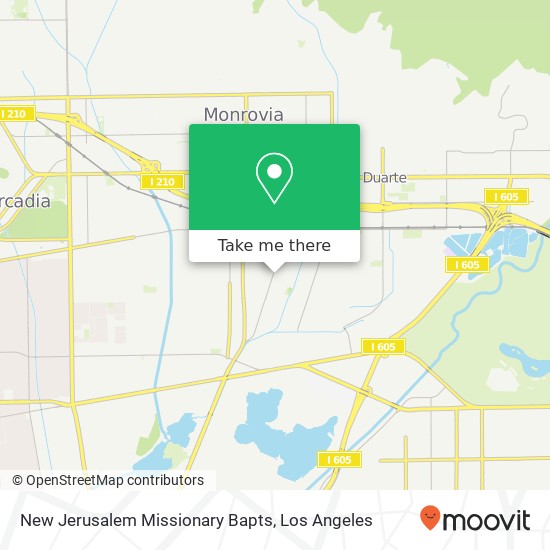 New Jerusalem Missionary Bapts map