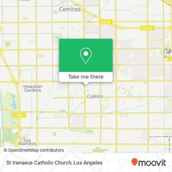 St Irenaeus Catholic Church map