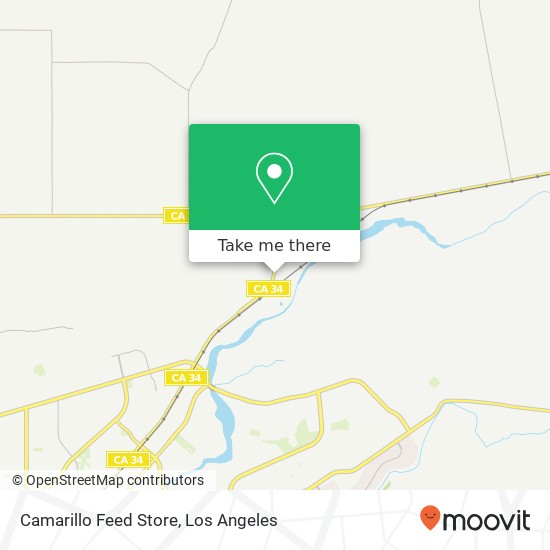 Mapa de Camarillo Feed Store