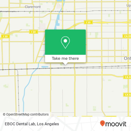 EBOC Dental Lab map