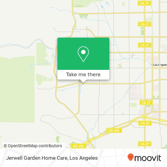 Jerwell Garden Home Care map