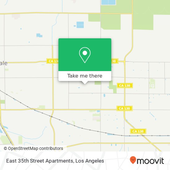 East 35th Street Apartments map