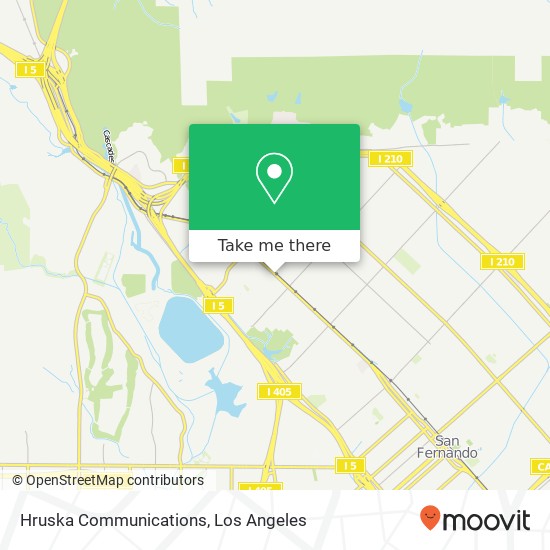 Mapa de Hruska Communications