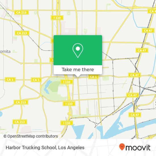 Mapa de Harbor Trucking School