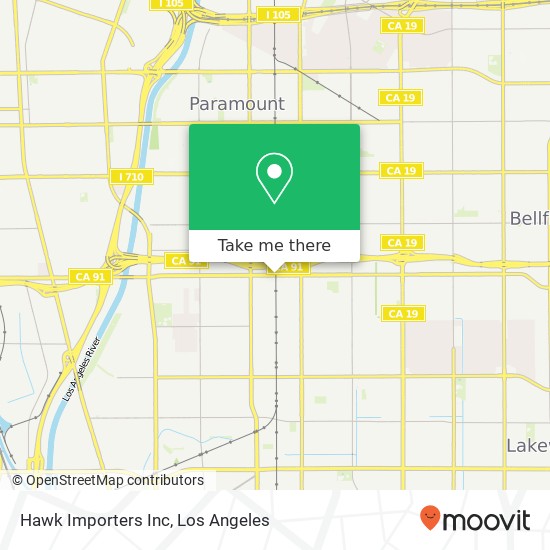 Hawk Importers Inc map