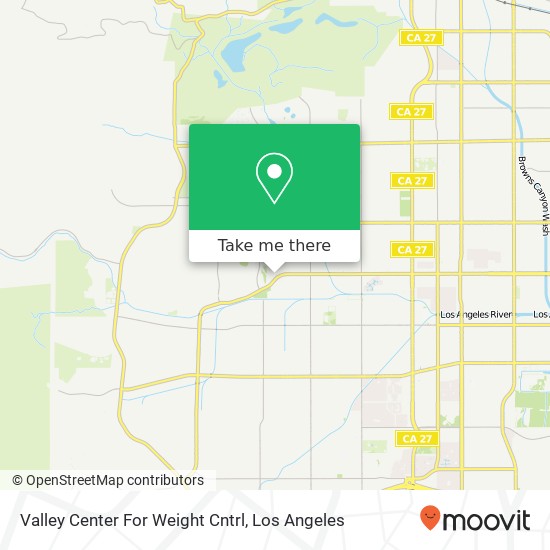 Valley Center For Weight Cntrl map