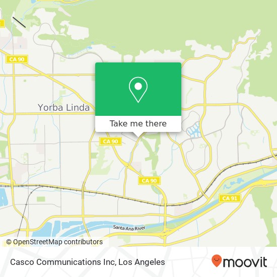 Casco Communications Inc map
