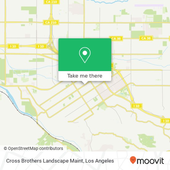 Cross Brothers Landscape Maint map