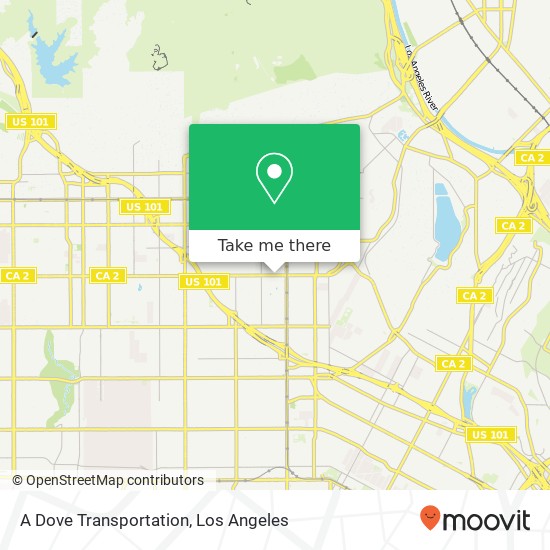 A Dove Transportation map