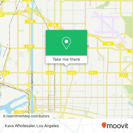 Kava Wholesaler map